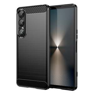 Sony Xperia 1 VII Carbon Fibre Brushed Case [Black]
