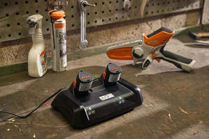 Batteries And Chargers: STIHL AL 5-2 Dual Fast Battery Charger for AS 2