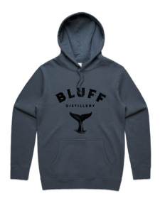 Products: Bluff Hoodie Whale Design - Bluff Distillery