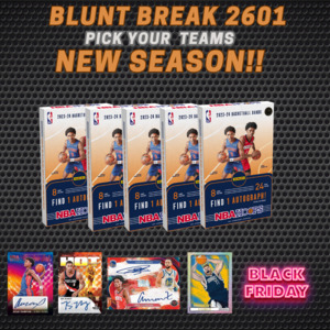 Products: Blunt Break 2601 – 5 BOX PICK YOUR TEAM HOOPS HOBBY