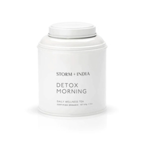 Tea: Storm + India tin- morning detox