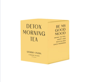 Storm + India teabag- morning detox