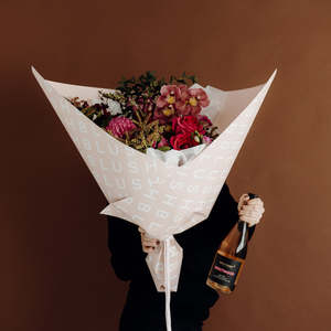 Bouquet Wrap + SOHO wine