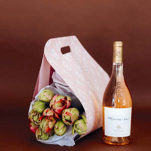 Seasonal Blooms Carrier + Whispering Angel Rosé