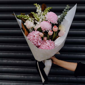 Congratulations: Pastel Bouquet Wrap