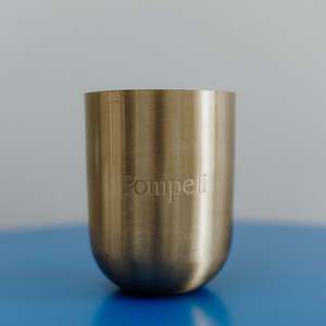 Pompeii Brass Candle