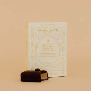 Love Loco Almond Caramel Crunch chocolate, Twin Pack