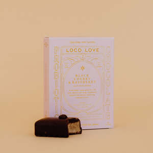 Valentines Day Gift Collection: Love Loco Black Cherry + Raspberry chocolate, Twin Pack
