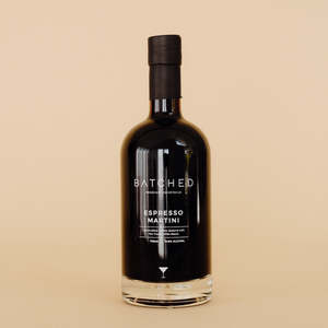 Alcohol: Batched Cocktails, Espresso Martini
