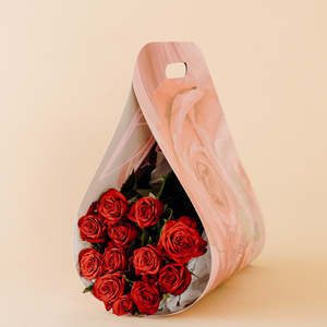 1 Dozen Red Roses Carrier