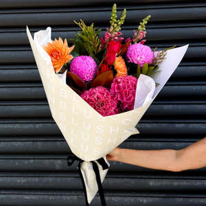 THE BRIGHT WRAPPED BOUQUET
