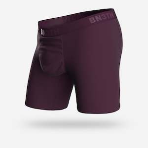 Solid: CLASSIC BOXER BRIEF : CABERNET