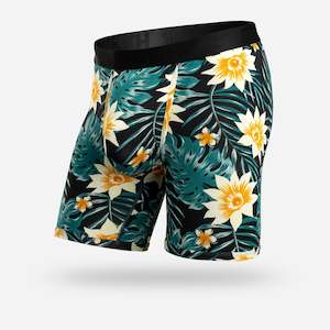 Prints: CLASSIC BOXER BRIEF : TROPICAL FLORAL BLACK