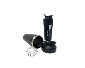 Meal And Portion Accessories: BN Insulated Protein Shaker - Black