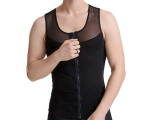 Shapewears: BN Men's Compression Zipper Vest