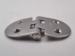 Hinge Stainless Steel Reverse Half Round 75mm x 40mm