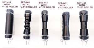 Combo Deals: KEEL ROLLER- POLYURETHANE ROLLER WITH 'C' BRACKET + 2 X END CAPS &19MM S/S SHAFT