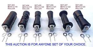 Combo Deals: KEEL ROLLER- 200MM POLYURETHANE BOAT ROLLERS + 'C' BRACKET + 19MM SHAFT