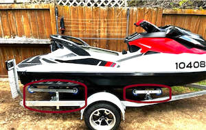 Jet Ski Rollers Assembly: JET SKI  WOBBLE ROLLER ASSEMBLY- WITH DOUBLE ‘C’ BRACKET.