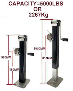 SQUARE JOCKEY STAND 5000LBS OR 2267KG  FOR TRAILERS