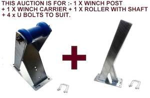 WINCH POST(100MM X 100MM) + WINCH CARRIER + SNUB FOR BOAT TRAILERS FOR MEDIUM TO&hellip;