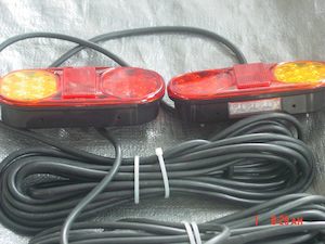 Led Lights Fish Plates U Bolt: LED BOAT FULLY SUBMERSIBLE TRAILER LIGHT WITH 7-PIN PLUG