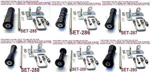 Polyurethane Rollers: KEEL ROLLER-200MM POLYURETHANE ROLLER WITH 'T' BRACKET & 19MM S/STEEL SHAFTT