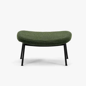 Ella Tubular Ottoman-Orsetto-Moss-Black