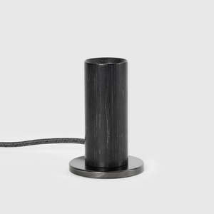 Table Lights: Knuckle Table Lamp Blackened Oak