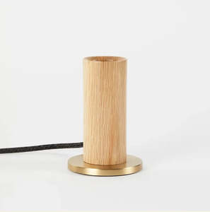 Table Lights: Knuckle Table Lamp Oak