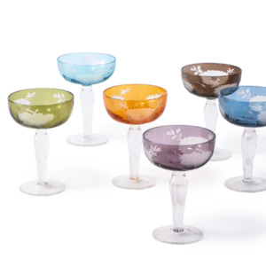 Glassware: Pols Potten-Coupe set of 6