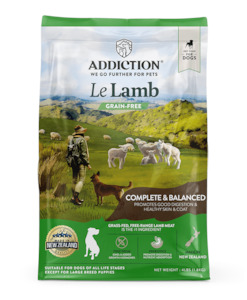 Addiction Foods: Addiction: Grain Free Le Lamb (Dog)