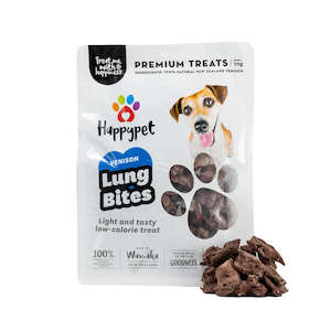 Happypet Treat: Venison Lung Bites 180g