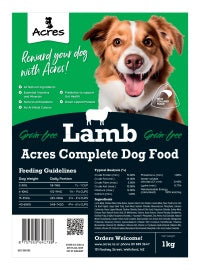 Acres: Premium Lamb Grain Free Dog Food