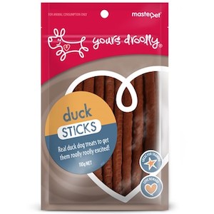 Yours Droolly: Duck Sticks Dog Treats - 110gram