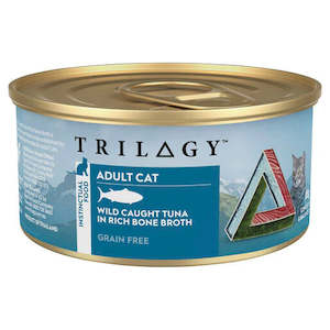 Cats 1: Trilogy Adult Cat Wild Caught Tuna In Bone Broth 85grm