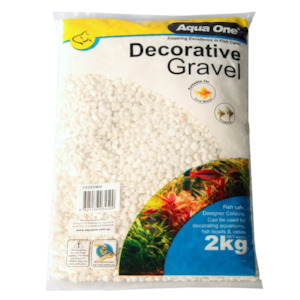 AquaOne: Gravel - White - 2kg