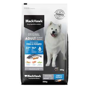 Vegetable: BlackHawk: Dog Adult Fish & Potato