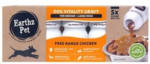Supplements: EarthzPet: Dog Vitality Gravy Chicken (5pk)