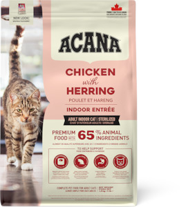 Turkey: Acana: Indoor Entree Cat - Chicken and Herring