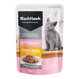 BlackHawk: Kitten Original Chicken, Gravy Pouch
