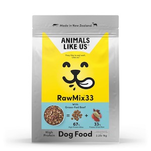 Animals Like Us: DOG RawMix33 with Beef 2kg