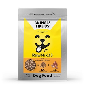 Chicken: Animals Like Us: DOG RawMix33 with Chicken 2kg