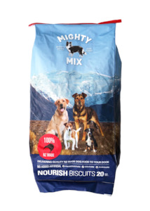 Mighty Mix: Mighty Mix: Nourish Dog Biscuits
