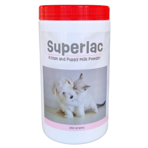 Milk Yoghurt: SuperLac: Puppy and Kitten Milk Powder - 250g