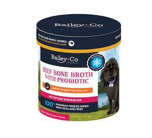 Bailey Co: BAILEY: Beef Bone Broth with Probiotic – Digestive support 30g