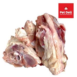 Raw Per Kg: Pet Deli: Chicken Frames 2kg