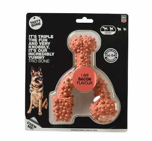 Toys: Tasty Bone - Bacon Flavour Small