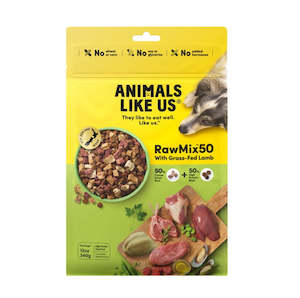 Animals Like Us: Animals Like Us: DOG RawMix50 with Lamb 340g