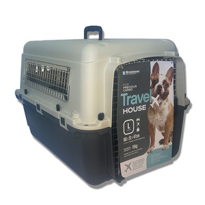Dog Airline Carrier Cage 68Lx51Wx47cmH